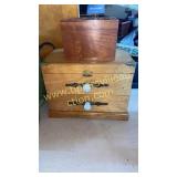 Vintage recipe boxes