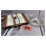 Clear reamer and vintage hot plate