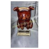 Hull brown drip piggy bank