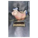 Old pottery pig creamer