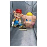 Vintage Walt Disney squeak toy and Fischer price