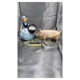 Lefton pig and maid