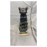 Cast iron cat door stop