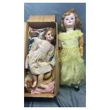 2 vintage dolls