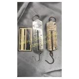 2 spring scales