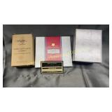 Willow tree, White House and snowman Christmas