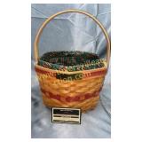 Longaberger 1997 snowflake Christmas basket