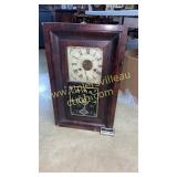 Weight clock cabinet with face
