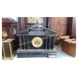 Marble case mantle clock