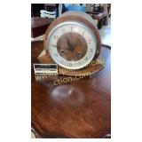 j Calder round mantle clock