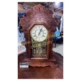 Carved kitchen clock