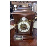 Carriage clock with gold tone detail