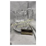 Heavy quality crystal pitcher