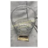 Heisey glass flower basket