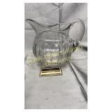 Heavy Heisey crystal pitcher