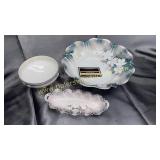 RS Prussia bowl, dish and footed bowl