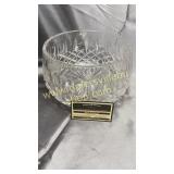 Heavy large crystal bowl