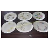 6 vintage Stetson platters
