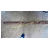 Hanging blacksmith, welding, horse shoeing sign