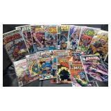 16 comic books- battle star galactica, kazar,