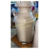 Painted milk can