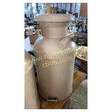 Painted milk can