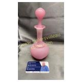 Pink satin cruet