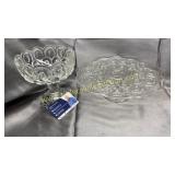 Moon and star cake stand and compote