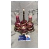 Cranberry caster set