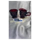 Ruby red cape cod cream and sugar