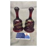 2 Ruby red cape cod bells