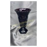 Ruby red cape cod vase