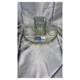 Jeanette national small pitcher, cream/sugar and