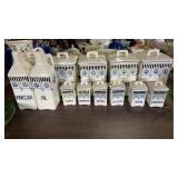 Vintage 13pc canister set