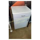 Vintage kitchen cabinet with enamel top