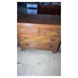 Antique walnut chest