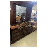Dresser and mirror