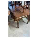 Antique drop leaf kitchen table