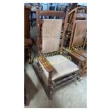 Oak porch rocker