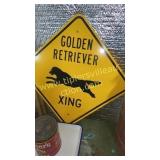 Golden retriever sign