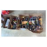 Four boxes of tools