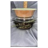 Group of glass and fireking baking dishes