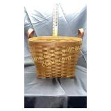 Large longaberger with leather handles