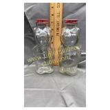 Piggy bank syrup bottles