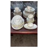 Bavaria Tirschenreuth dogwood China approx 49pcs