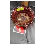 Fenton Ruby carnival small
Bowl
