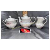 German cream and sugar set