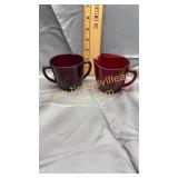 Ruby red cream and sugar