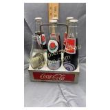 Metal Coca-Cola caddy