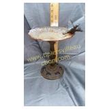 Mini cast iron bird bath